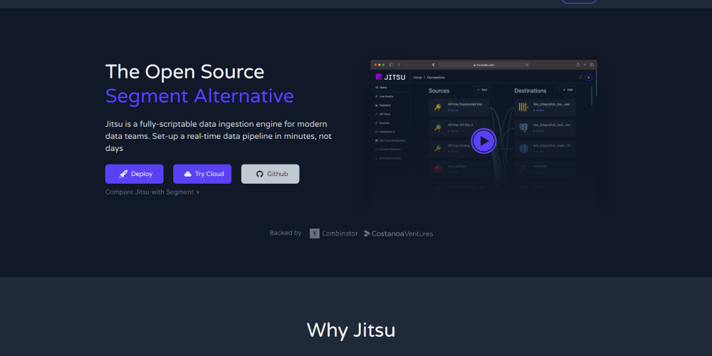Jitsu CDP web portal